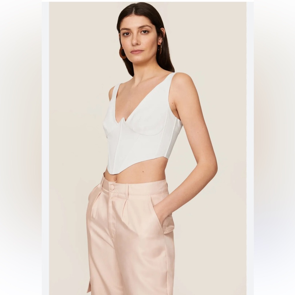 BARDOT LIKE NEW BRONTË CORSET TOP; SIZE MEDIUM